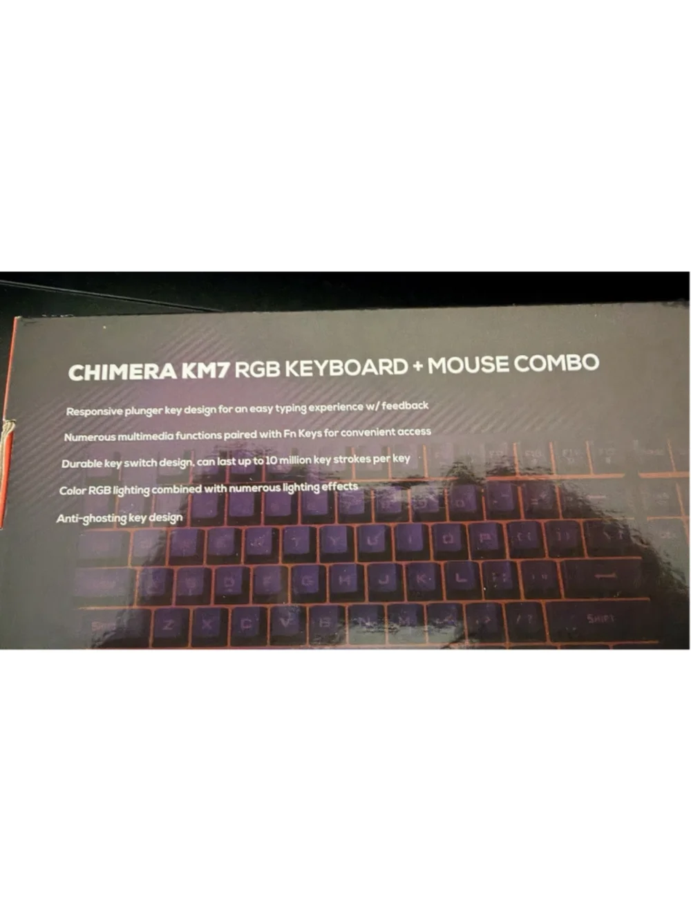 NEW iBUYPOWER Chimera KM7 RGB Gaming Keyboard and Mouse Combo